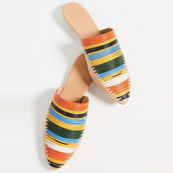 Tory Burch Women's Sienna Mules in multicolor - Picture 4 of 14